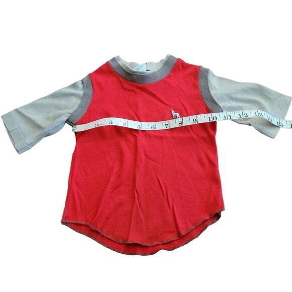 Vintage Coyote By Argo 70s Sweater Vest Shirt Two Tone Retro Toddler Top SZ 3T - Picture 6 of 7